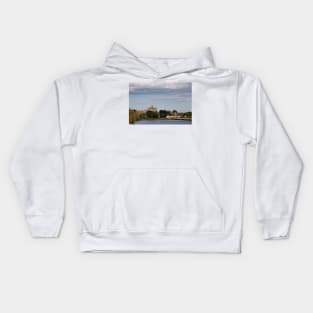 Warkworth Castle in Northumberland. Kids Hoodie